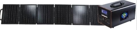 STX2200B with foldable glass solar panel bundle