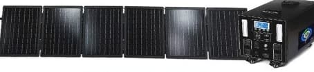STX3500B with foldable glass solar panel bundle